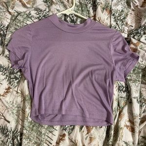 Purple Crop Top